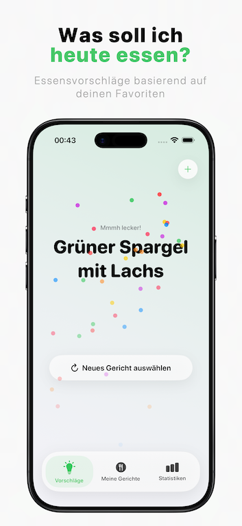 Was esse ich heute Screenshot